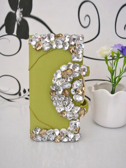 Embellished Flap Wallet
