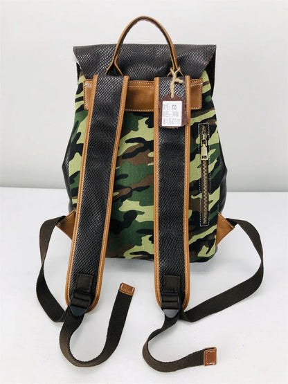Twin-Pocket Buckle Backpack