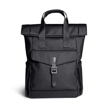 Buckle-Pocket Tote Backpack