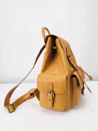 Buckle-Flap Pocket Backpack