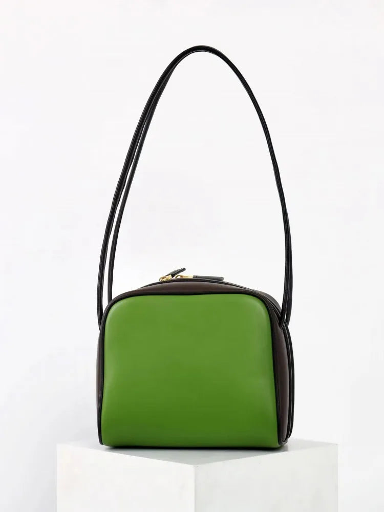 Colorblock Dome Shoulder Bag