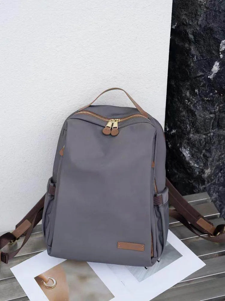 Zip-Top Side-Pocket Backpack