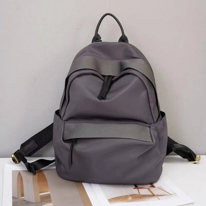 Wavy-Trim Zip Backpack