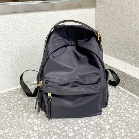 Gathered Front-Pocket Backpack