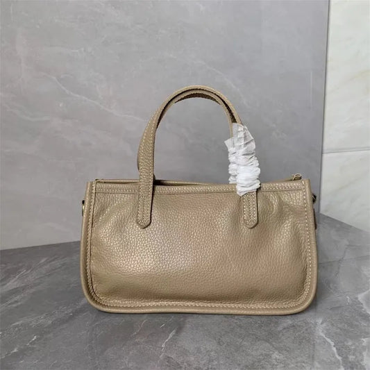 Textured Top-Handle Handbag