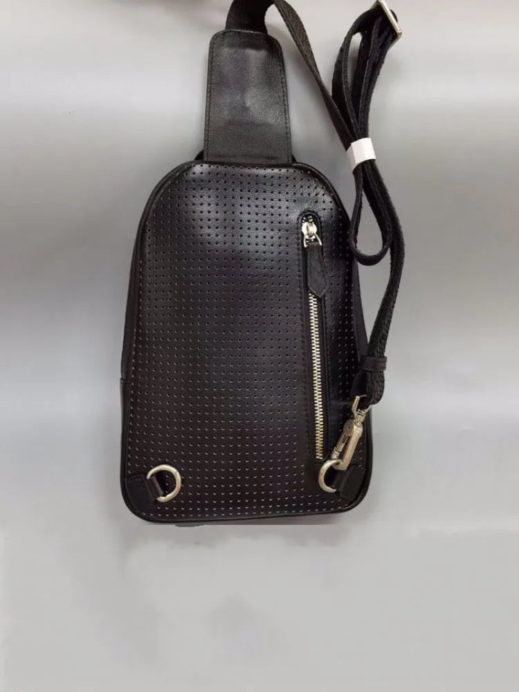Snake-Pattern Sling Bag