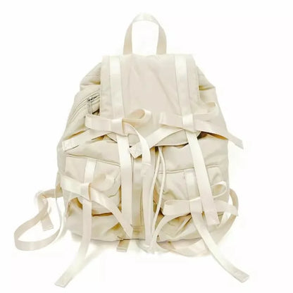 Bow-Detail Pocket Backpack