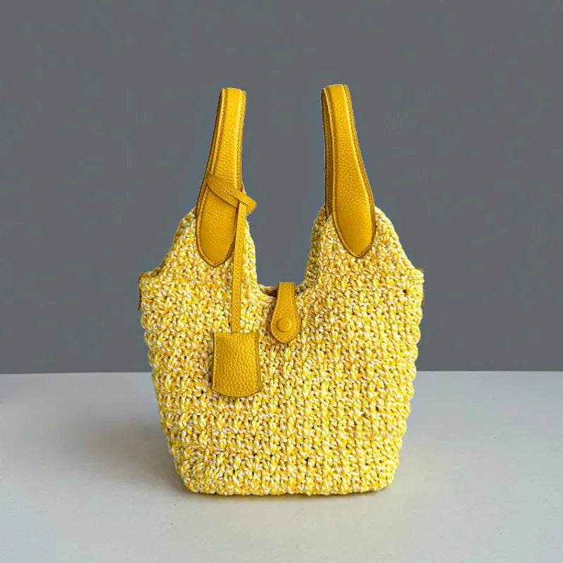 Textured Bucket Bag