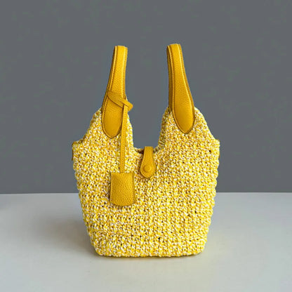 Textured Bucket Bag