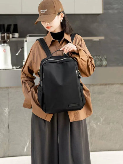 Zip-Top Side-Pocket Backpack
