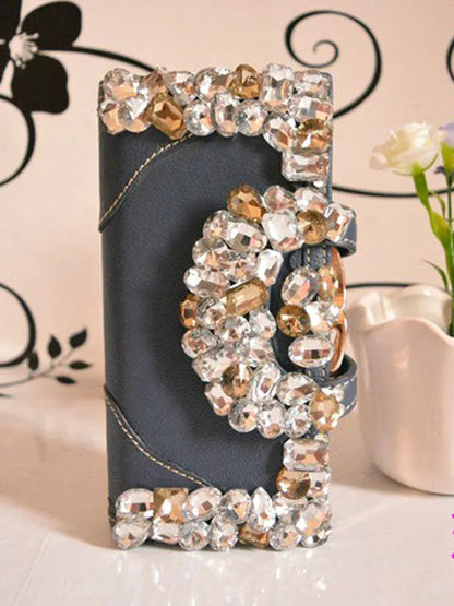 Embellished Flap Wallet