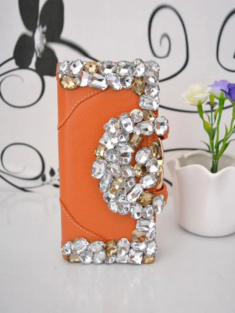 Embellished Flap Wallet