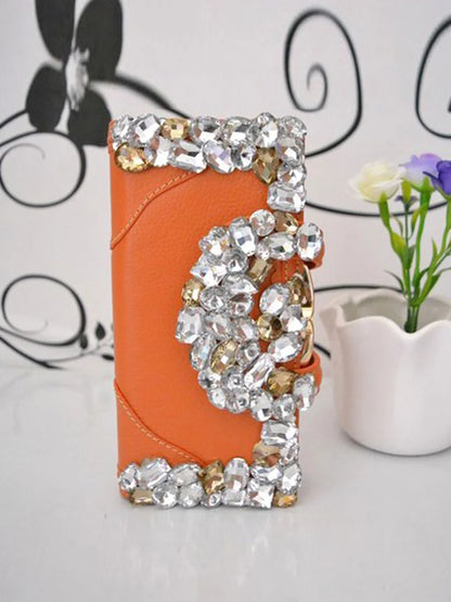 Embellished Flap Wallet