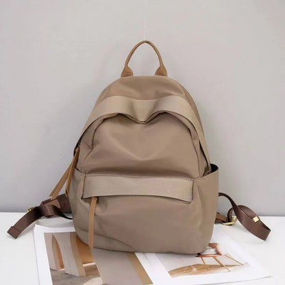 Wavy-Trim Zip Backpack