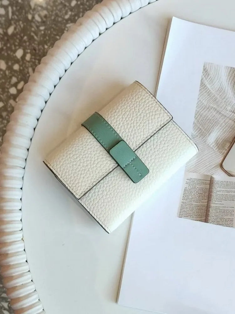 Contrast-Tab Card Wallet