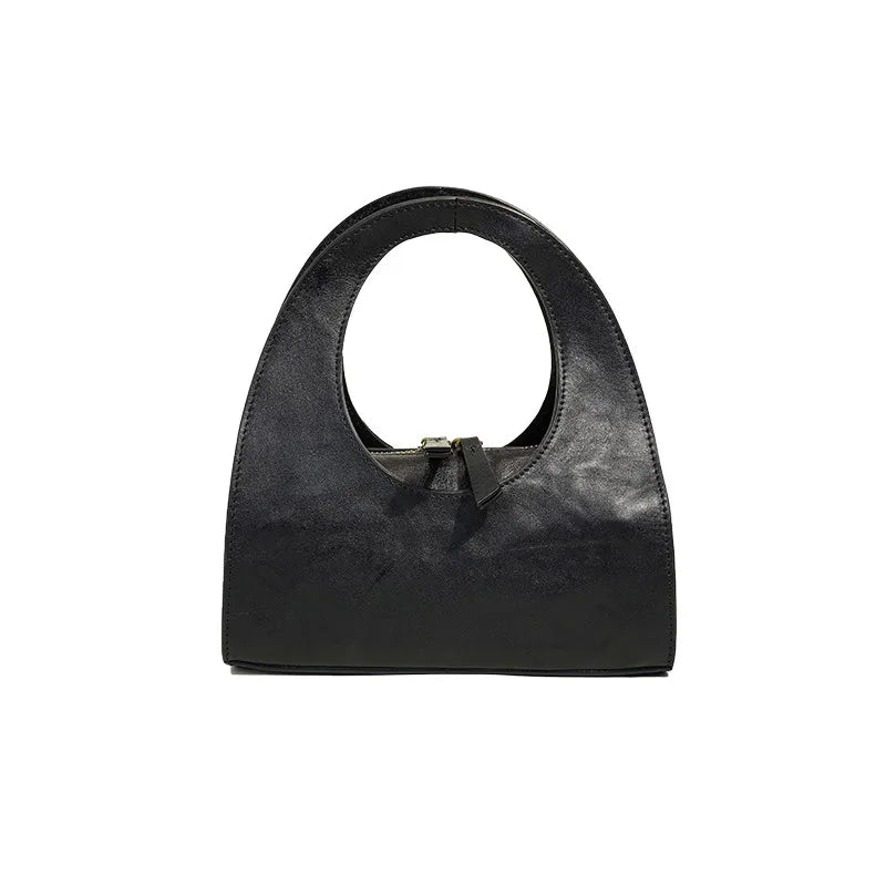 Cutout-Handle Handbag