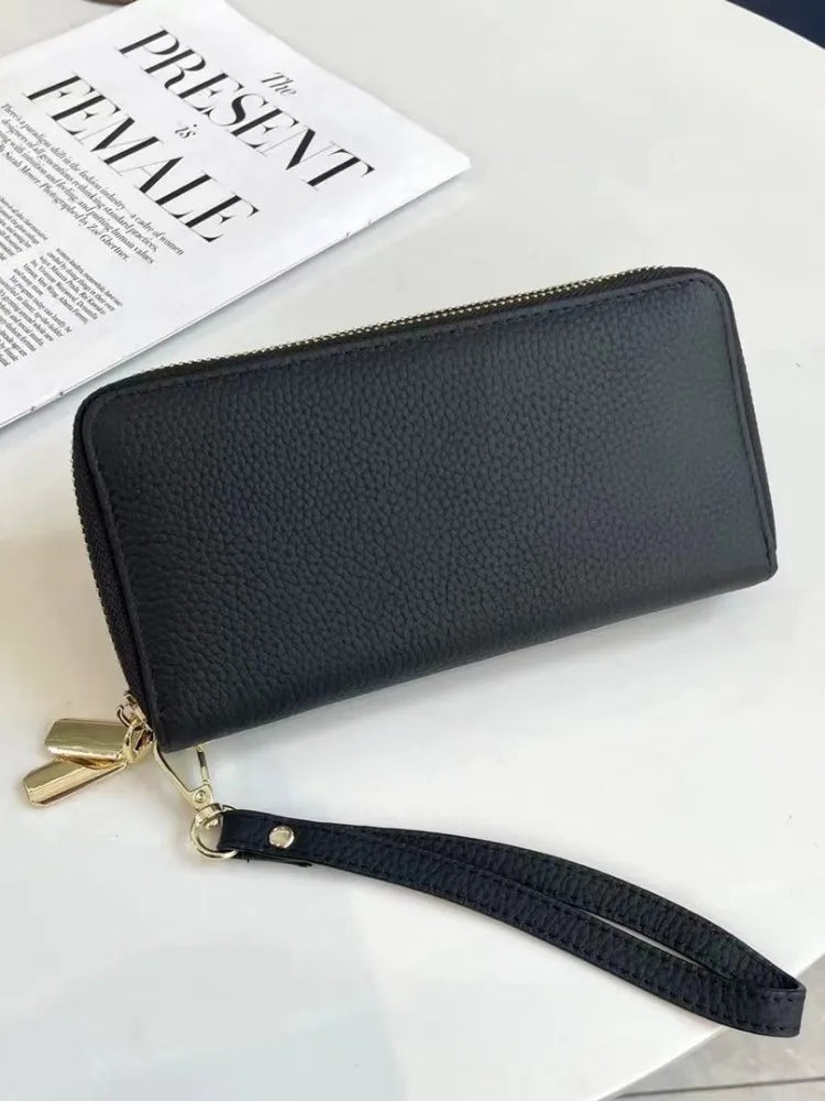 Double-Zip Wristlet Wallet