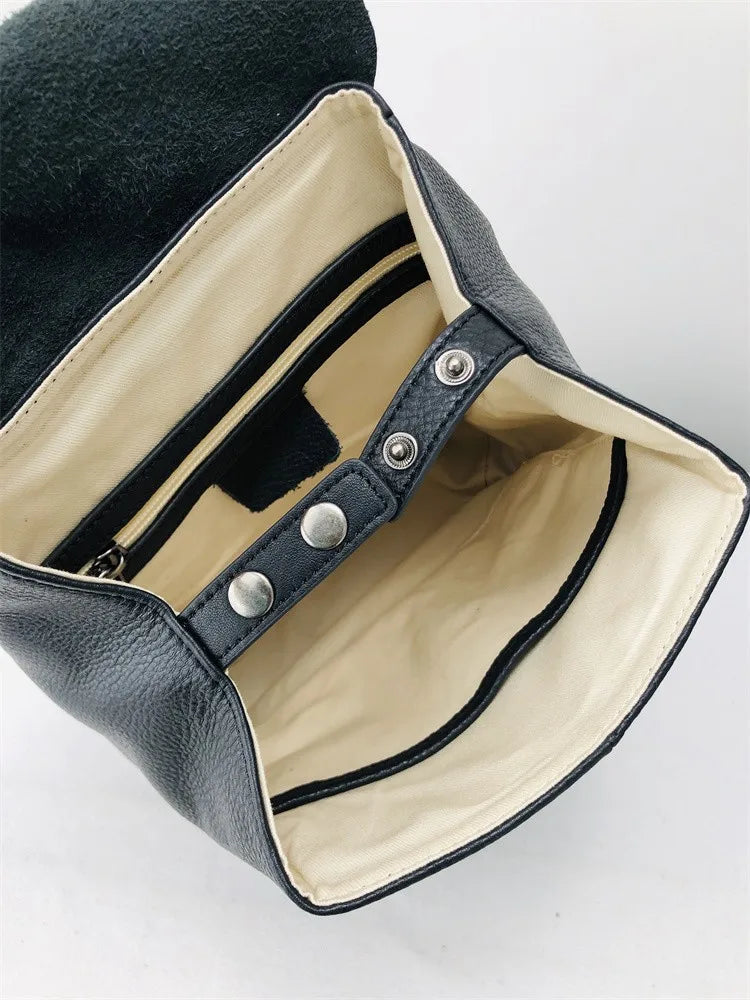 Clasp-Flap Pocket Backpack