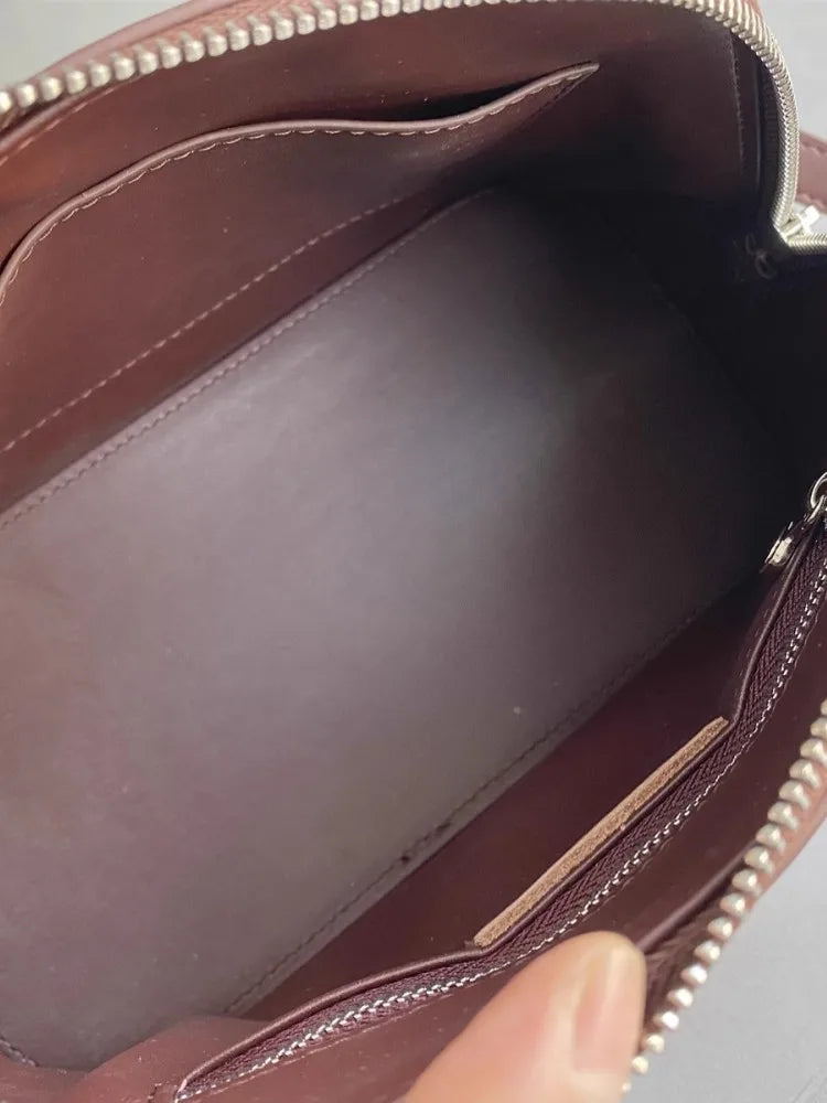 Zip-Top Dome Handbag
