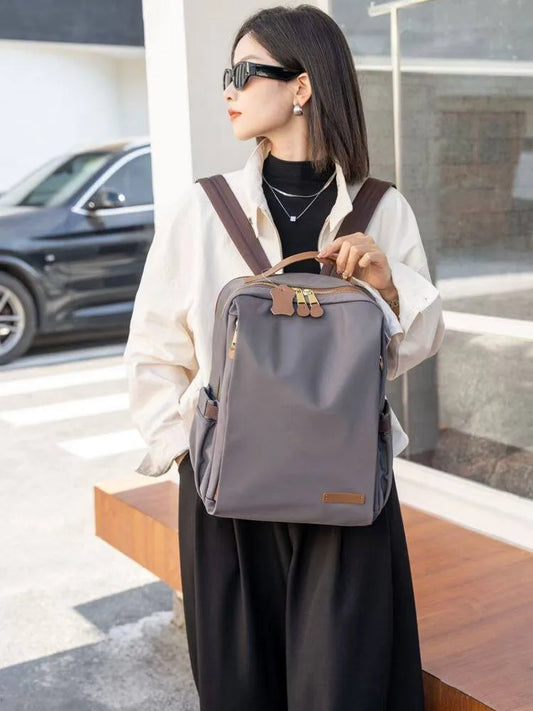 Zip-Top Side-Pocket Backpack