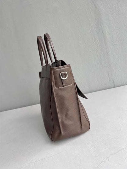 Wide-Flap Tote Bag
