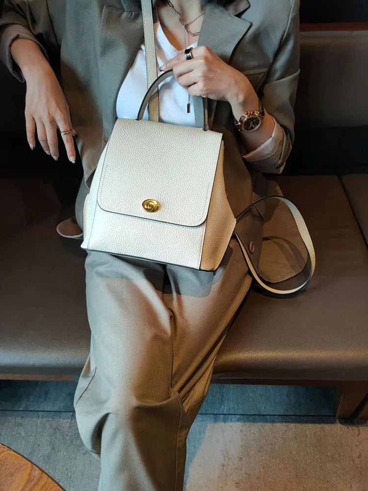 Turn-Lock Flap Backpack
