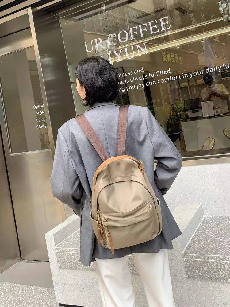 Gathered Front-Pocket Backpack
