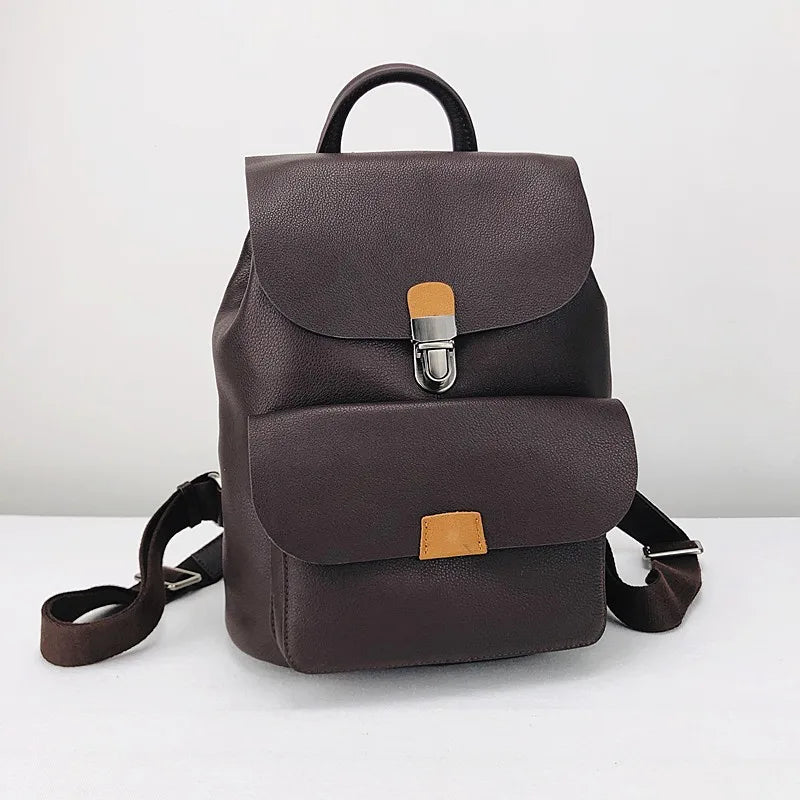 Clasp-Flap Pocket Backpack