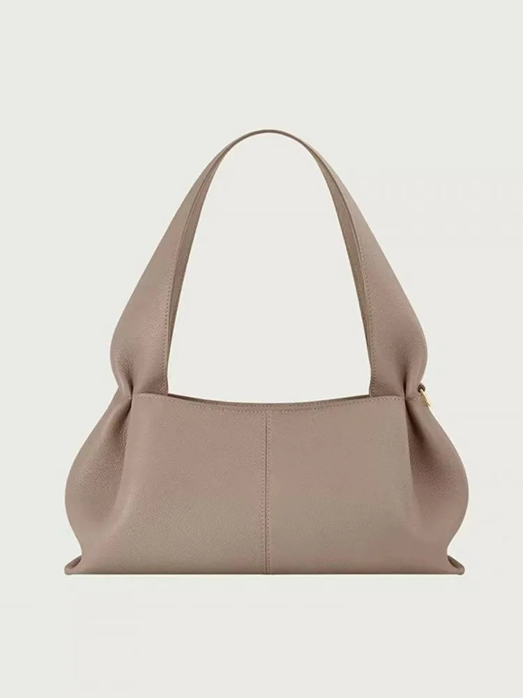 Wide-Strap Hobo Bag