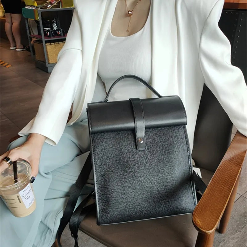 Structured Flap Backpack