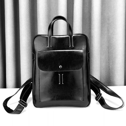 Rectangular Front-Pocket Backpack