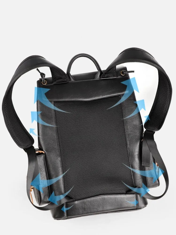 Multi-Pocket Buckle Backpack