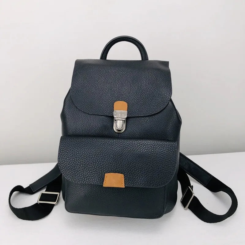 Clasp-Flap Pocket Backpack