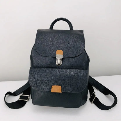 Clasp-Flap Pocket Backpack