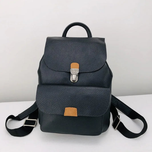 Clasp-Flap Pocket Backpack