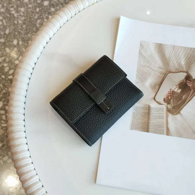 Contrast-Tab Card Wallet