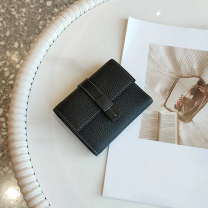 Contrast-Tab Card Wallet