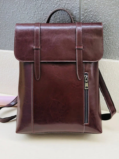 Twin-Strap Flap Backpack