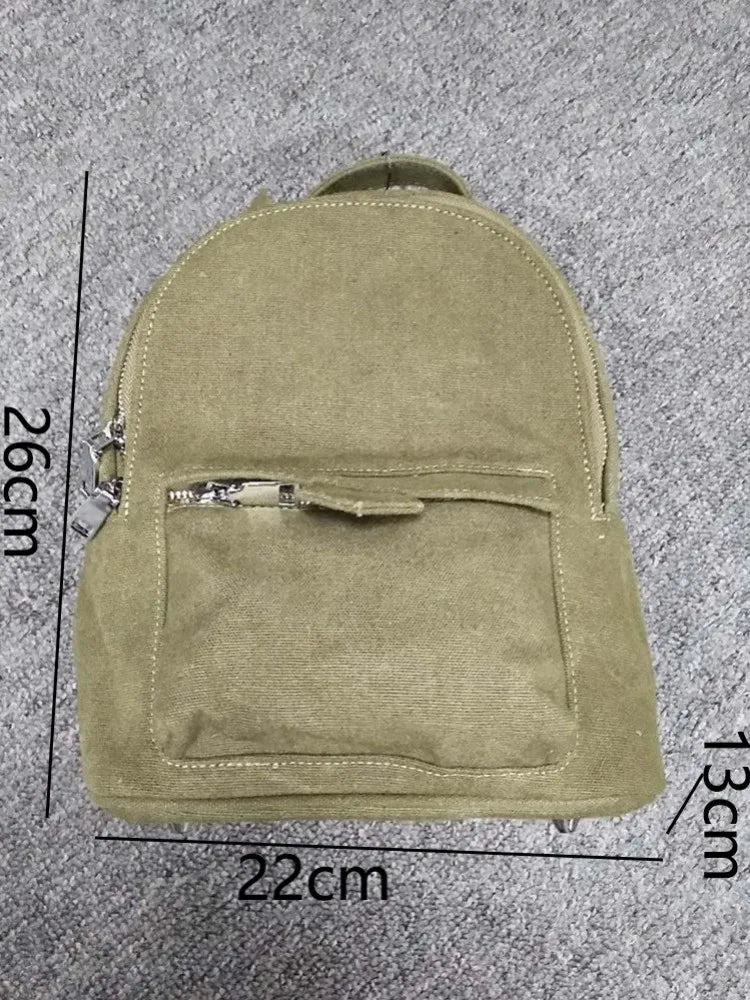 Front-Tab Zip Backpack