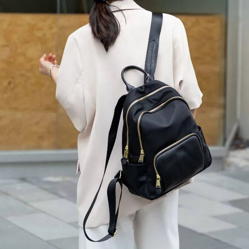Triple-Zip Pocket Backpack
