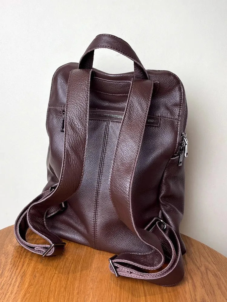 Flap-Pocket Zip Backpack