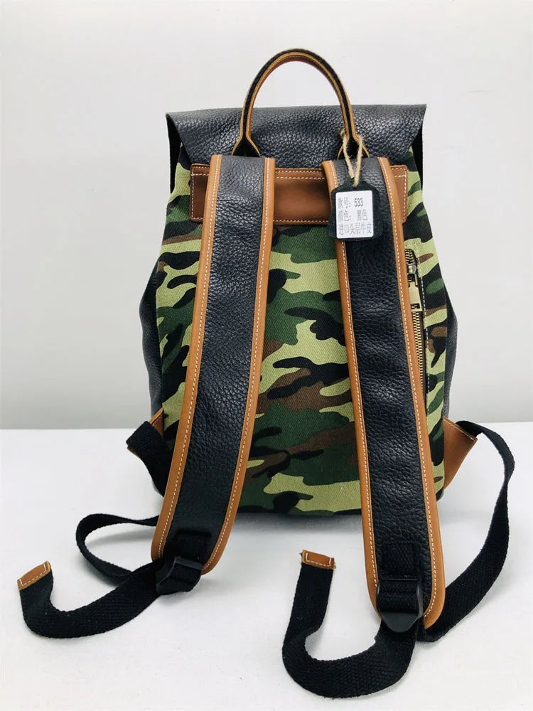 Twin-Pocket Buckle Backpack