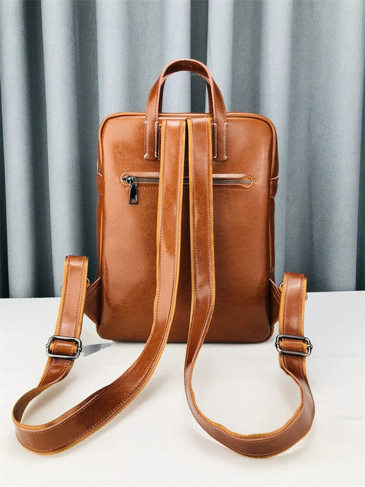 Rectangular Front-Pocket Backpack