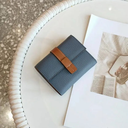 Contrast-Tab Card Wallet