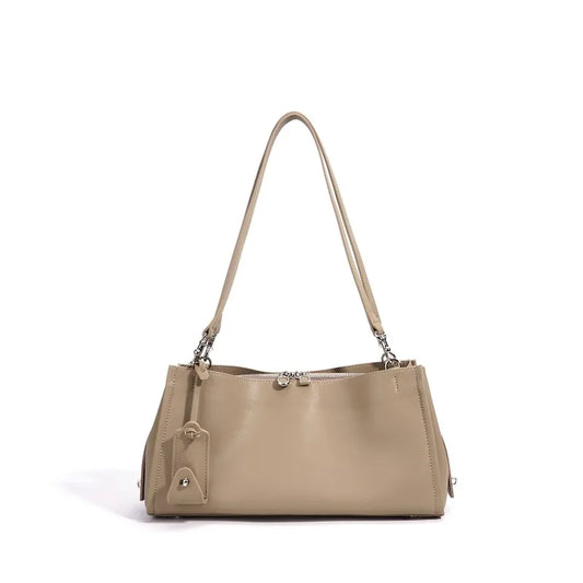 Trapeze Zip-Top Shoulder Bag