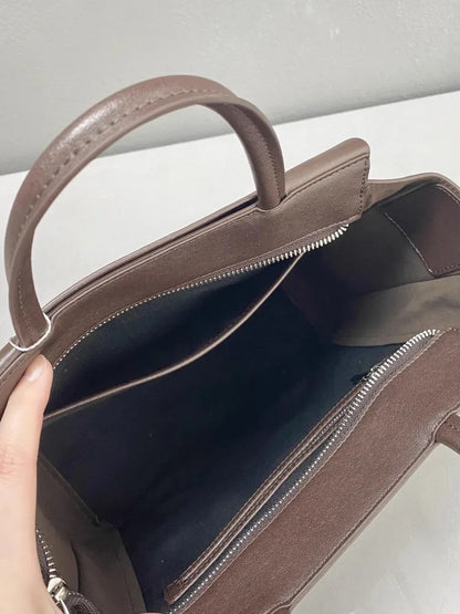 Wide-Flap Tote Bag