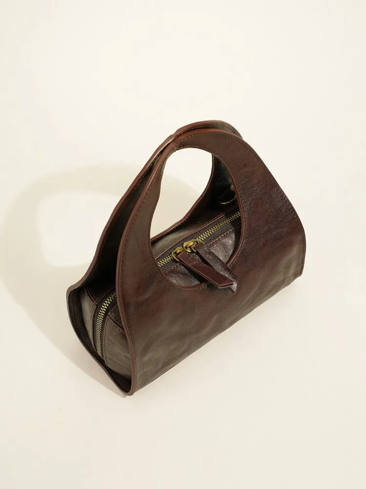 Cutout-Handle Handbag