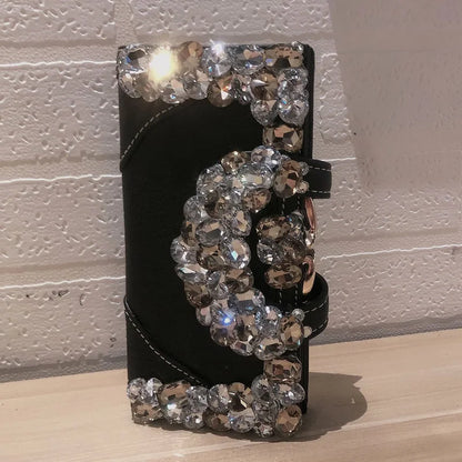 Embellished Flap Wallet